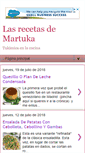 Mobile Screenshot of lasrecetasdemartuka.com